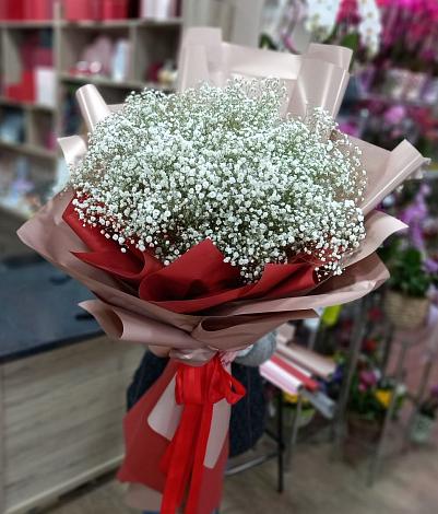 Букет цветов из: Гипсофила в Рощино
