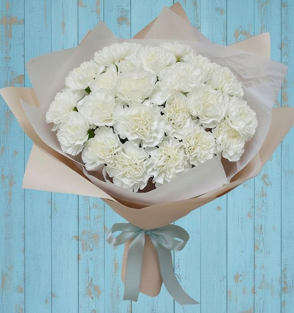 Букет цветов из: Гвоздики в Рощино