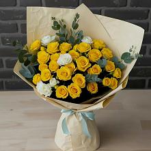 Букет цветов из:  Розы в Рощино