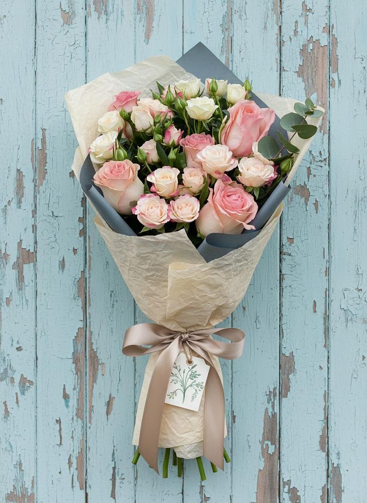 Букет цветов из: Розы в Рощино