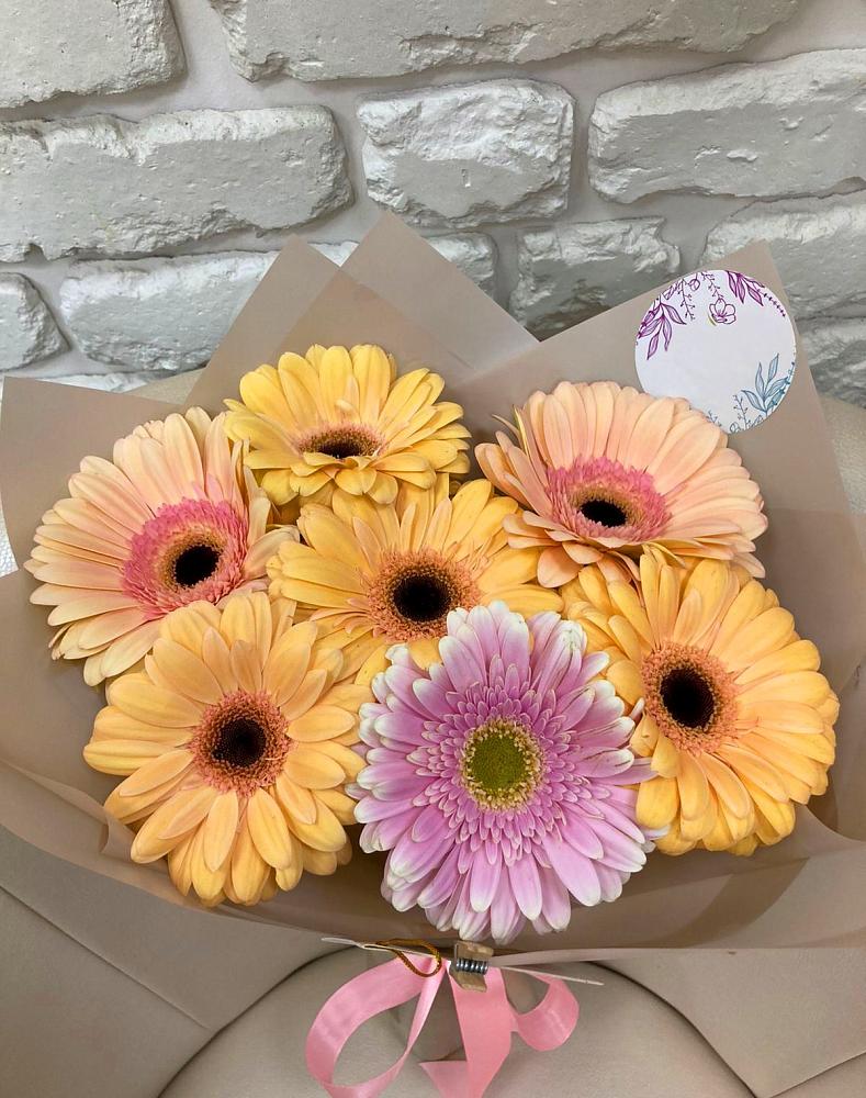Букет цветов из: Герберы в Рощино