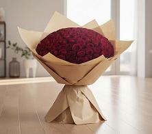 Букет 101 Красная роза в Рощино
