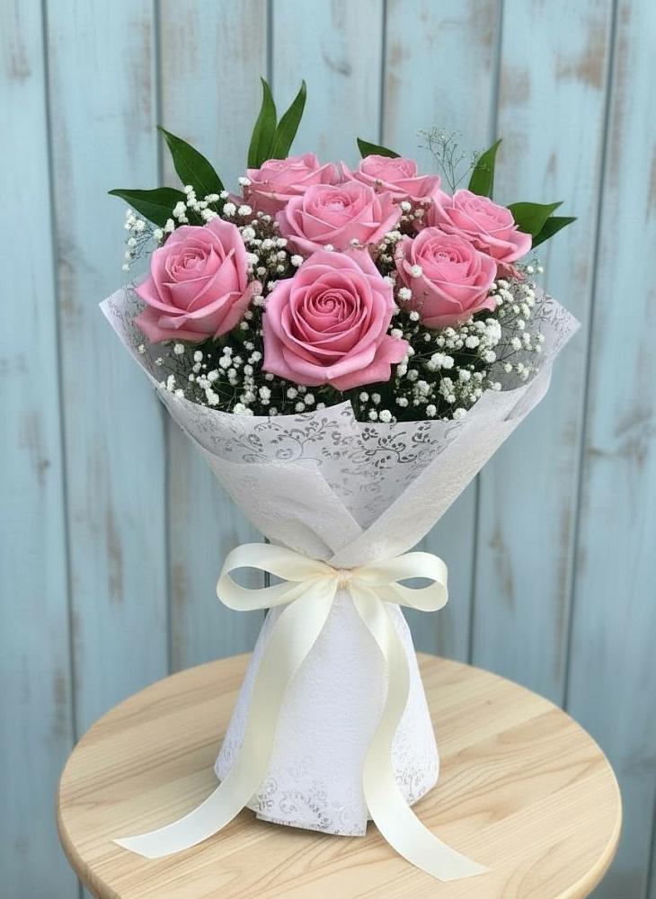 Букет цветов из: Розы в Рощино