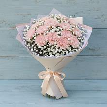 Букет цветов из:  Гвоздики в Рощино