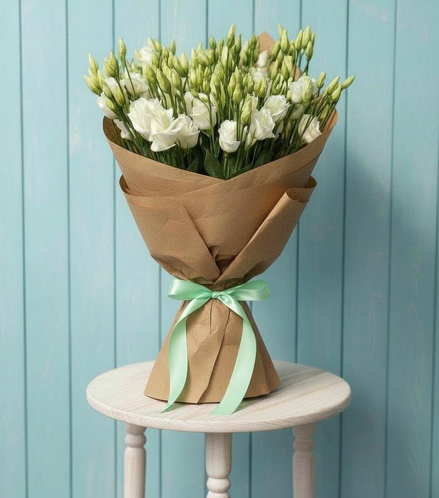 Букет цветов из: Лизиантусы в Рощино