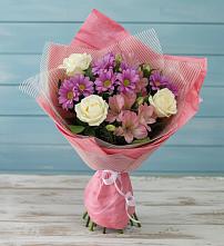 Букет цветов из:  Герберы в Рощино