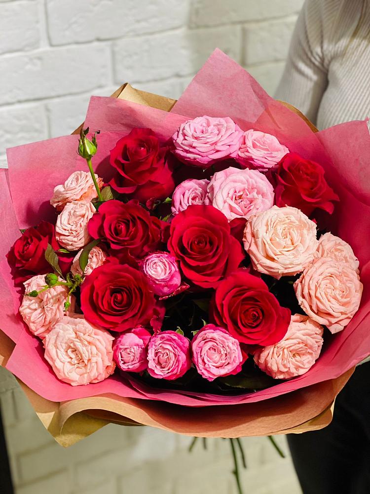 Букет цветов из: Розы в Рощино