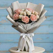 Букет цветов из:  Розы #REPLACE_PRED# Рощино