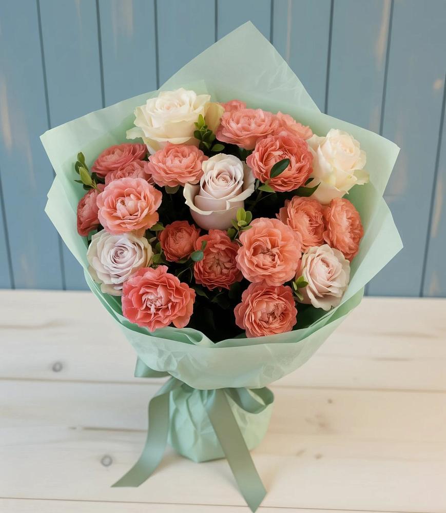 Букет цветов из: Розы в Рощино