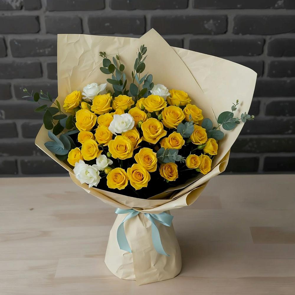 Букет цветов из: Розы в Рощино