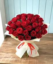 Букет 29 Красных роз в Рощино