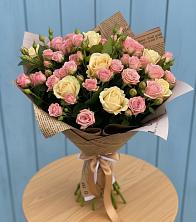 Букет цветов из:  Розы в Рощино