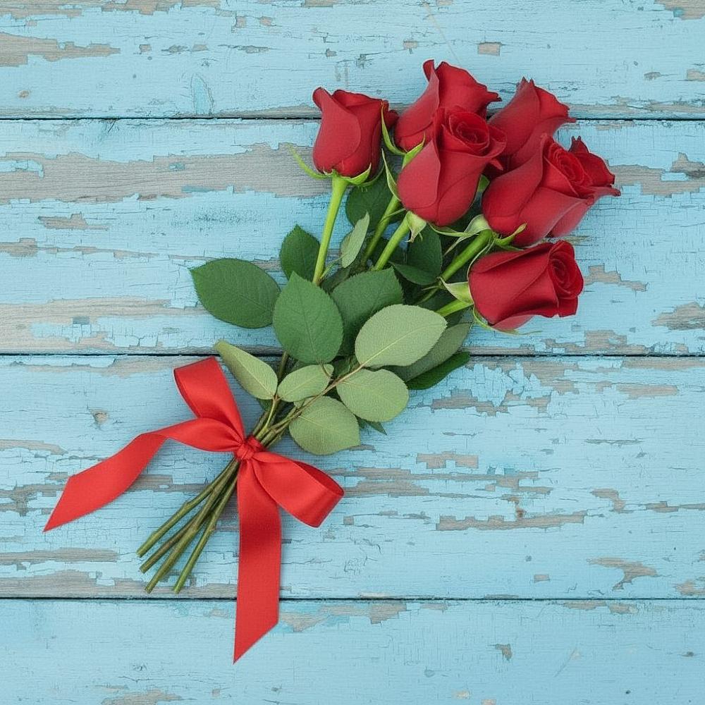 Букет Красные розы в Рощино
