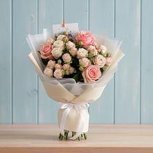 Букет цветов из:  Розы #REPLACE_PRED# Рощино