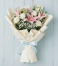 Букет цветов из:  Лилии в Рощино