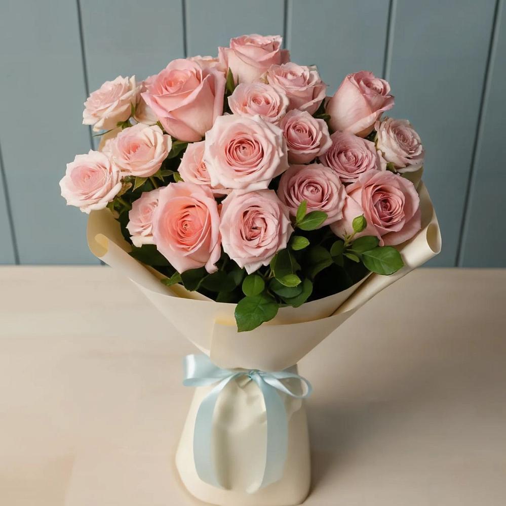 Букет Розовый шарм в Рощино